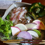 飴源 - 鯉とやまめのあらい