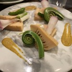 Tokyo sakaki. - 春の山菜の前菜
