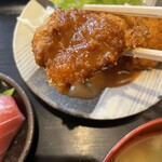 鮮魚とまぐろとおばんざい うおじゅう - チキンカツ