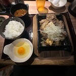 Negiya Heikichi - 牛すき鉄板定食 1,000円