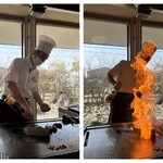 ステーキハウス 秀 - シェフのパフォーマンス　2024.3