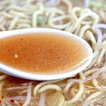 ラーメン福 - スタミナ辛子で旨辛スープ