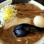 麺屋 たけ井 - 味玉ラーメン大