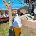 もーもーらんど 油山牧場 - ソフトクリーム売り場の目印