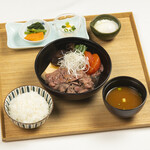 Daininngu poto goryoukaku - 千葉県産せんば牛のすき煮膳