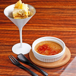 All of our delicious dishes are handmade. Enjoy from the end to dessert♪