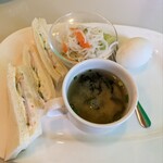 珈琲館 飛鳥 - サンドモーニング