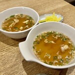 Futsukaichi Shokudou Tomosuke - ランチのスープ