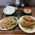 ろくでもない喰いもの屋 くま - 料理写真:生姜焼とナスのフライ定食　800円