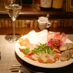 オステリア クワトロヴァッリ - 「前菜盛り合わせ」