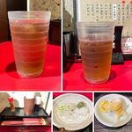 蕎麦・酒膳　貴石 - 左下）どこかではおなじみの赤箸