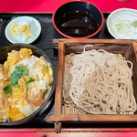 蕎麦・酒膳　貴石 - ミニカツ丼＋せいろ 1,250円（込）