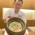 虎白 - とら河豚唐揚げの炊き込みご飯