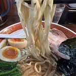 麺処 懐や - 平打ち麺