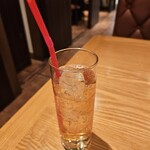 銀座びいどろ 池袋店 - ジンジャーエール（ウェルカムドリンクサービス）