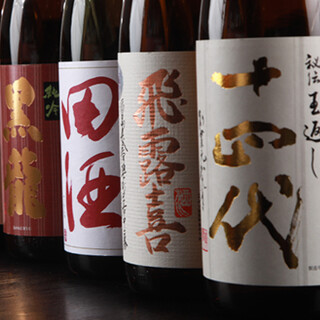 A wide range of lineup including beer, rare sake, shochu, and cocktails ◎