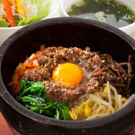 Stone grilled bibimbap set