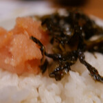 Hakata Motsunabe Yamaya - 明太子と高菜は壺から好きなだけ盛れる。