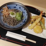 旬彩酒肴 ひろ - 天麩羅塩おろし塩蕎麦　