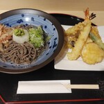 旬彩酒肴 ひろ - 天麩羅塩おろし塩蕎麦