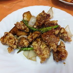 中華料理 唐韻 - 【2014年01月】糖醋肉（酢豚）＠750円。