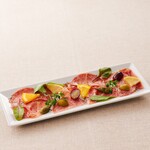 Prosciutto and salami plate