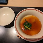 勇雀 - 桜鯛と鯛白子の茶碗蒸し