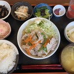 Towairaito Tasogare Yo-Ko - コシヒカリ定食 【豚肉のうま塩炒め】