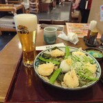 Togakushi Soba - 天磯下ろしと生ビール