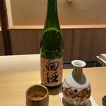 橦木町 しみず - 田酒 桜ラベル