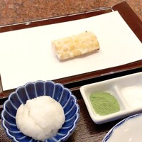 京都祇園 天ぷら八坂圓堂 - とうもろこしの天ぷら