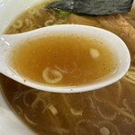 ラーメン星印 - スープ