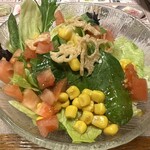 秋吉 - 料理写真:レタスサラダ ¥370