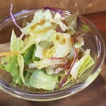 キッチン ブルー グローブ - サラダは和風ドレッシング