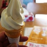 神津牧場ミルクバー - ジャージーソフトクリーム・ミルク(小)250円
