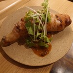 鸟取县产大山鸡腿肉的法式烘饼