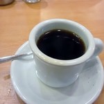 洋食屋とまと畑 - 最期はホットコーヒーをいただいてこの日のランチは終了です。
