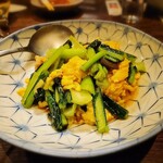 遊食中華 吃飯 - 小松菜と玉子の炒め物