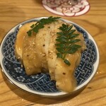 肴と地酒 焼き鳥 房州炊き MEARI - 長芋の味噌漬け　ハーフサイズにしてくれた！