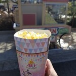 ポップコーンワゴン リバティ・ランディング・ダイナー前 - ピスタチオポップコーン（レギュラーボックス）（税込400円）