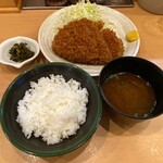 むさしや - 上ロース 定食