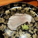 日本料理 別府 廣門 - ヒラスズキ炙り