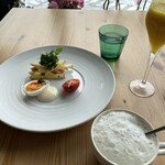 Moliere Cafe　降っても晴れても - 自分でタルタルソースを作るんです