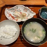 日本料理 別府 廣門 - ご飯・味噌汁・ふぐ