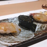 名古屋 栄 栞庵 鮨 やましろ - イトヨリダイ・キャビア・しまあじ