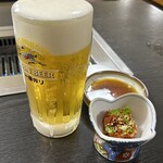 Asai - ビール&チャンジャ