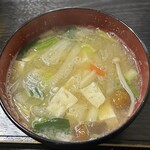 Asai - 定食の具沢山のお味噌汁
