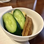 川庄 - 「香物」、ランチに提供されます…