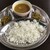サルシーナハラルフーズ - 料理写真:玉ねぎと青菜のバジ、バスマティライス、玉ねぎと魚のボッタ