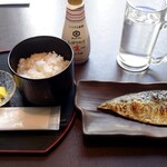 Kanda Koshitsu Zaiakaya Toritsugu - 焼きサバ定食：700円